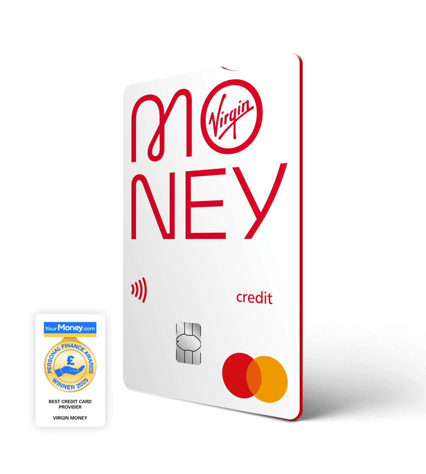 Virgin Money, awarded best Credit Card provider 2025 by YourMoney.com